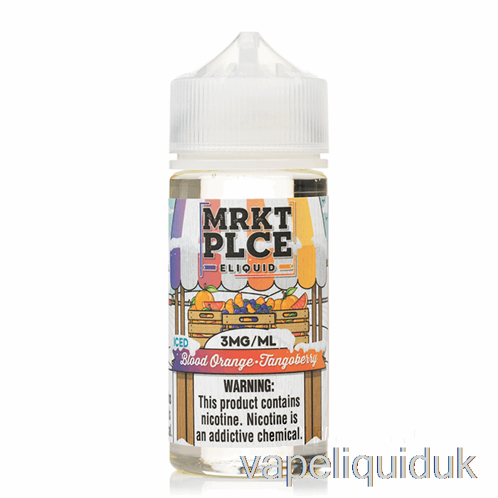 Ice Blood Orange Tangoberry - MRKT PLCE - 100mL 0mg Vape Liquid